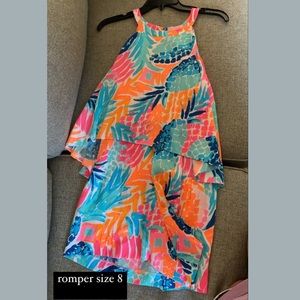 Lilly Pulitzer Romper Size 8